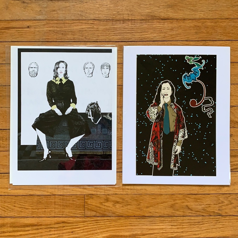 2 pack of digital prints by Romney David Smith